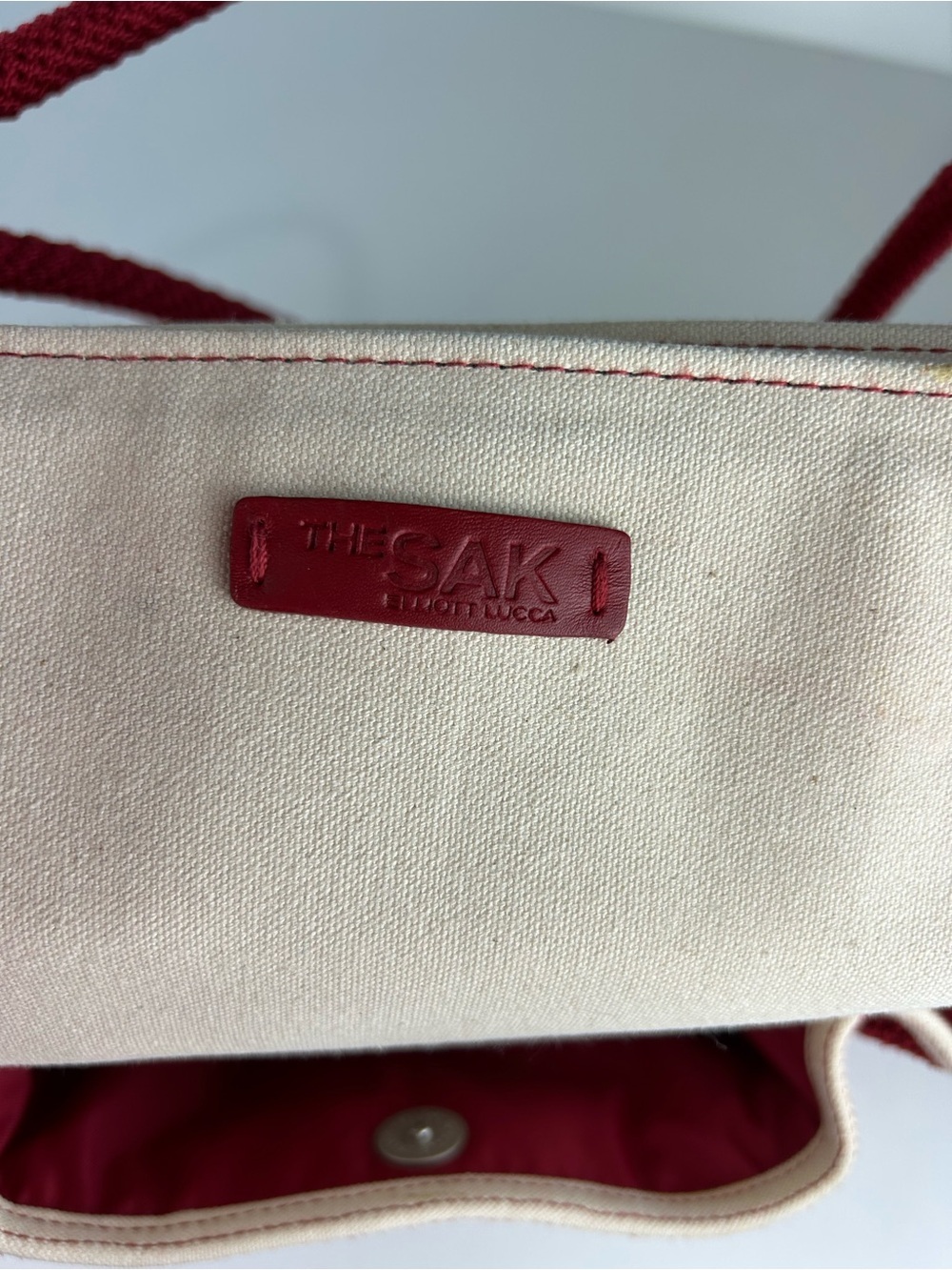 THE SAK ELLIOTT LUCCA CANVAS AND CROCHET SHOPPER TOTE - Picture 7 of 14